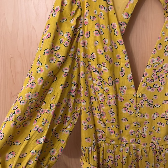 Nicholas Celie Hastings Floral Maxi Linen Dress Size 6 NWT - Picture 6 of 16